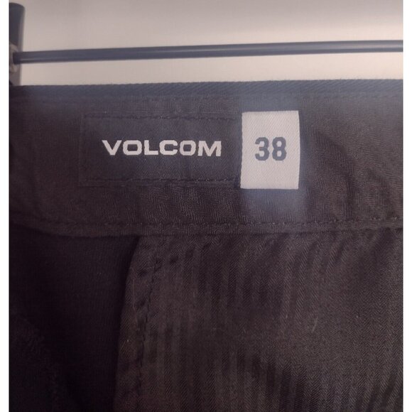 Volcom Flat Front Black Skate Surf Summer Shorts Mens 38 - Picture 4 of 5